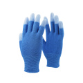 Guantes de trabajo de nylon de alta calidad Hespax PU Electrónico